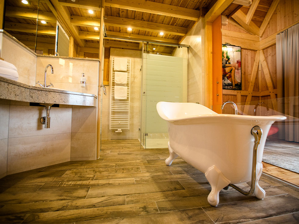 Chalet Badewanne Seehotel Niedernberg