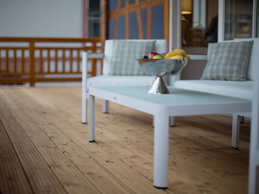 Chalet Balkon 2 Seehotel Niedernberg