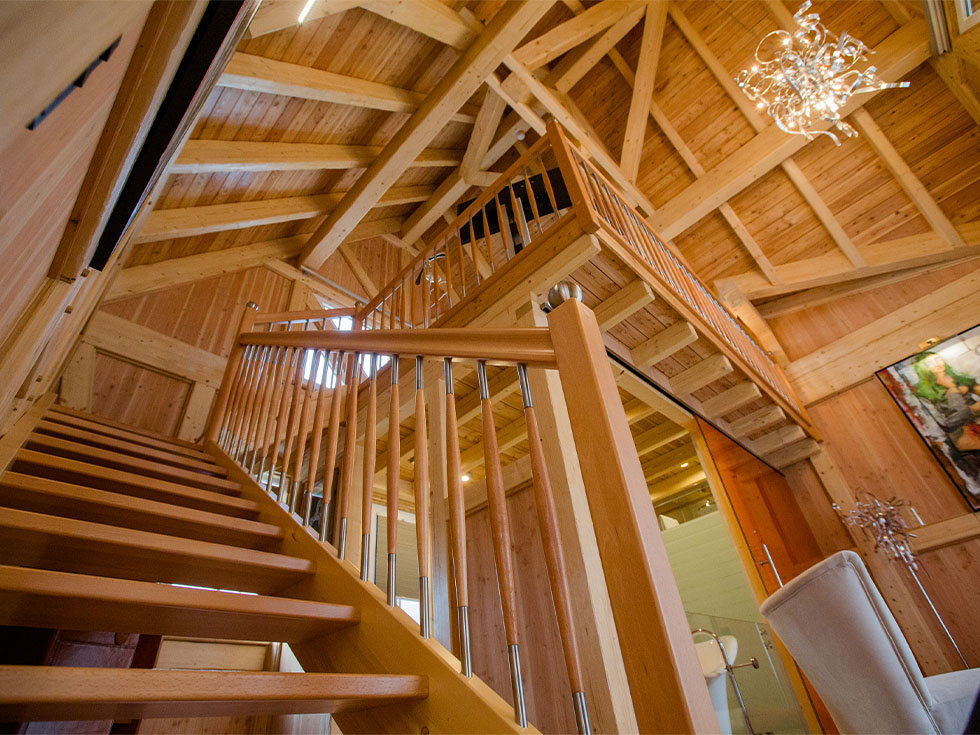 Chalet Treppe Seehotel Niedernberg