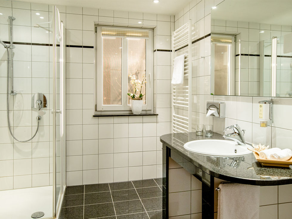 Doppelzimmer Classic Bad Seehotel Niedernberg