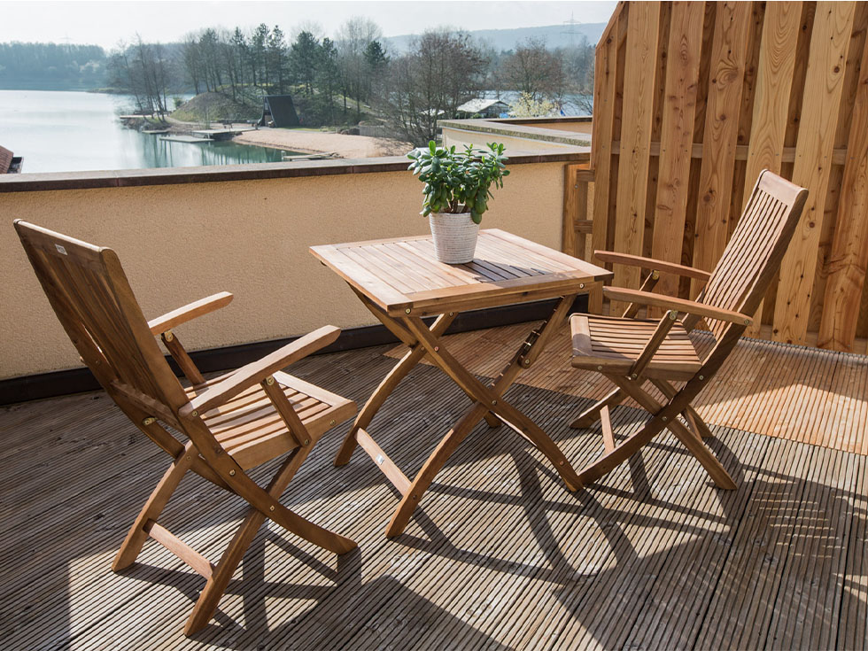 Doppelzimmer Panorama Aussicht Balkon Seehotel Niedernberg