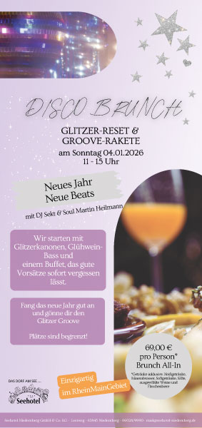 Seehotel Niedernberg Disco Brunch 20260104