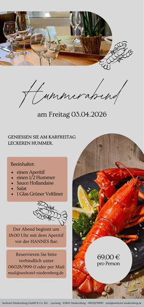 Seehotel Niedernberg Hummerabend20260403