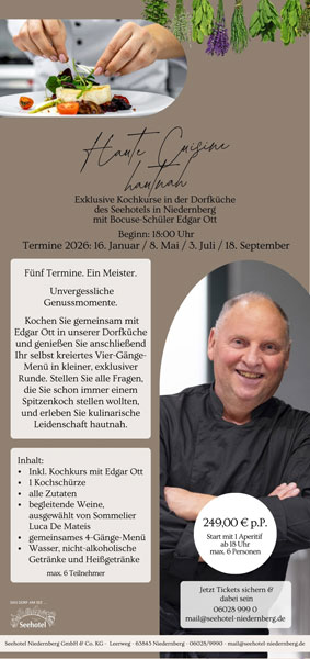 Seehotel Niedernberg Kochevent Edgar Ott 20260116