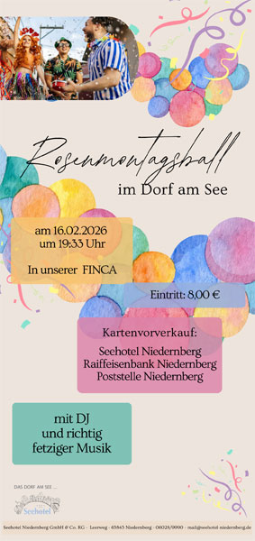 Seehotel Niedernberg Rosenmontagsball260216