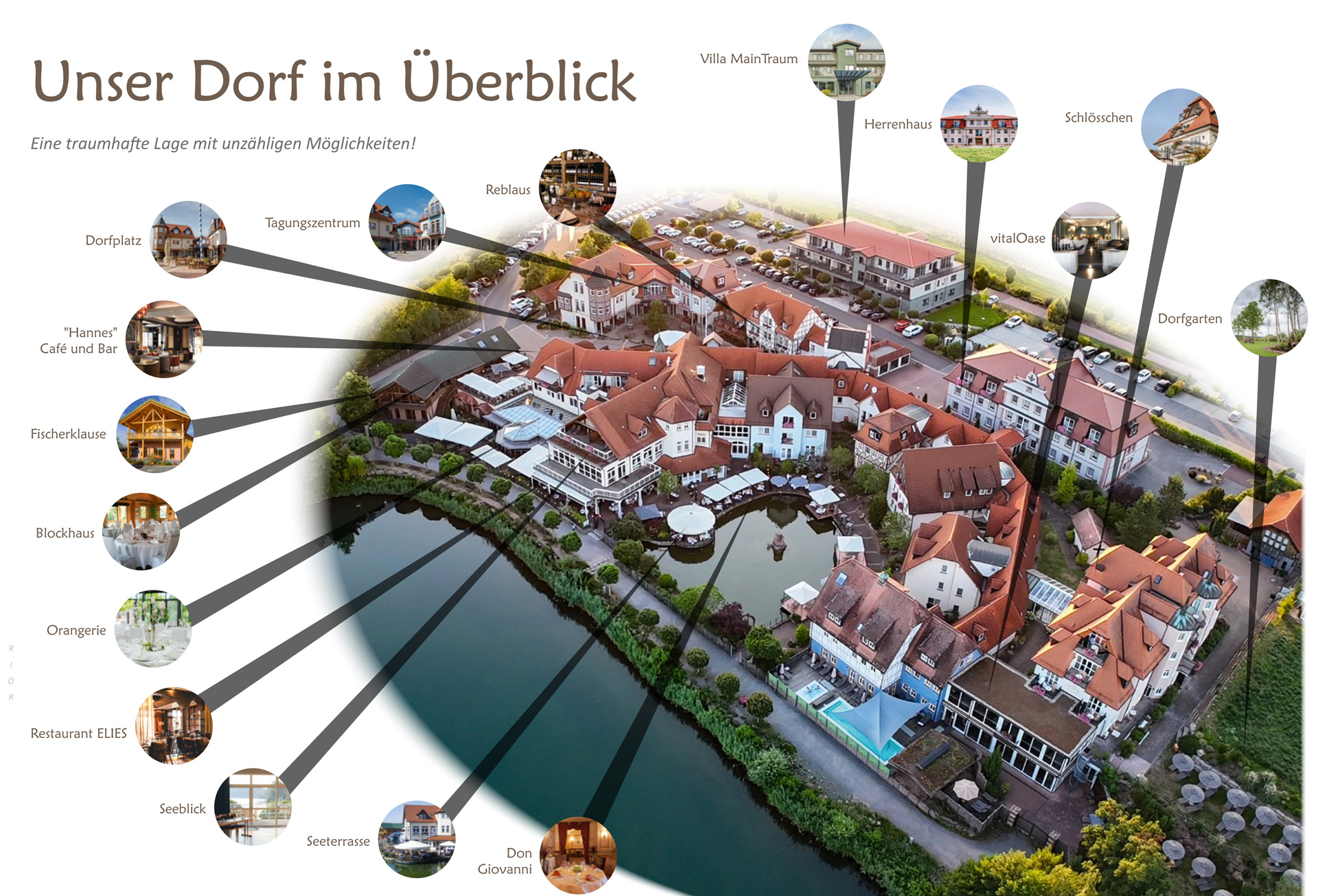Seehotel Niedernberg Lageplan