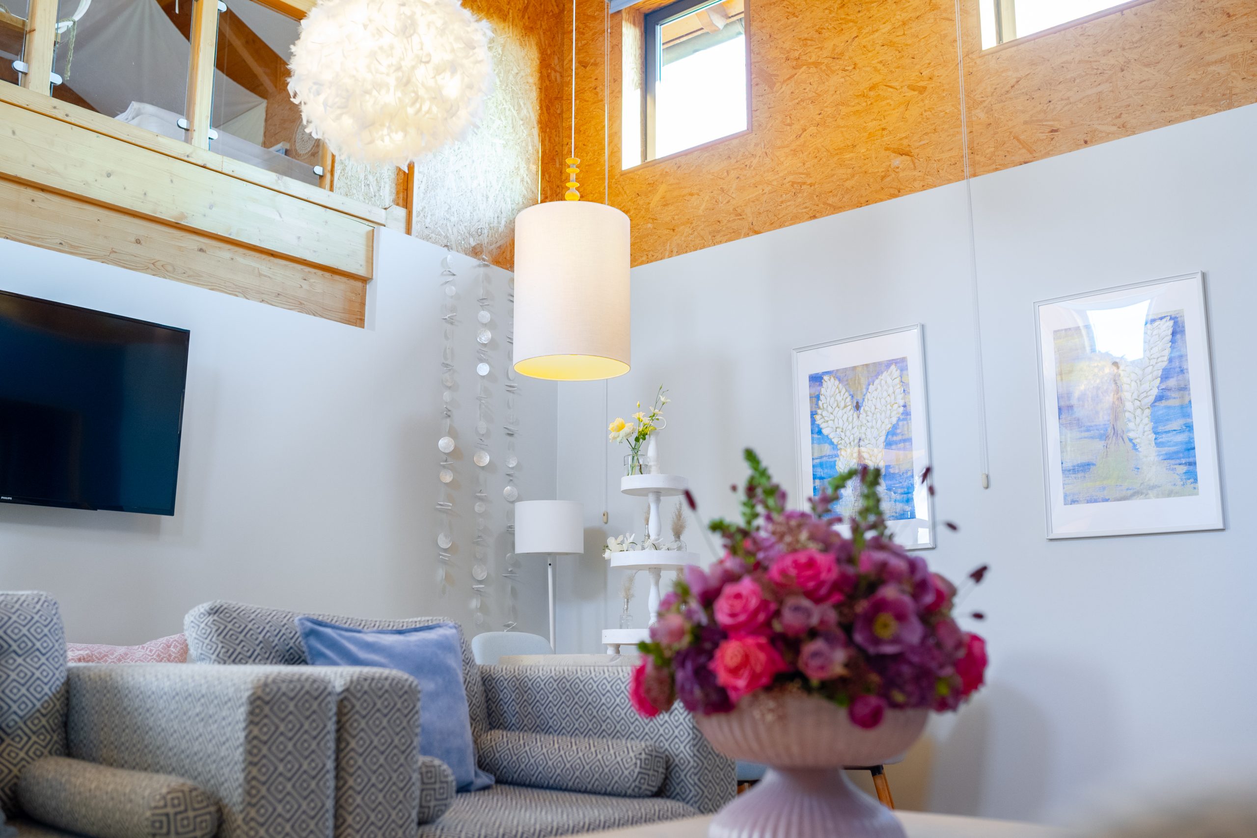 Wellness Chalet Wohnbereich Seehotel Niedernberg