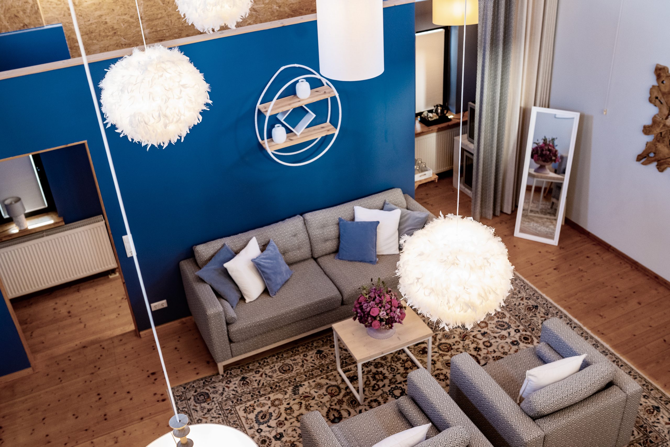 Wellness Chalet Wohnbereich Seehotel Niedernberg