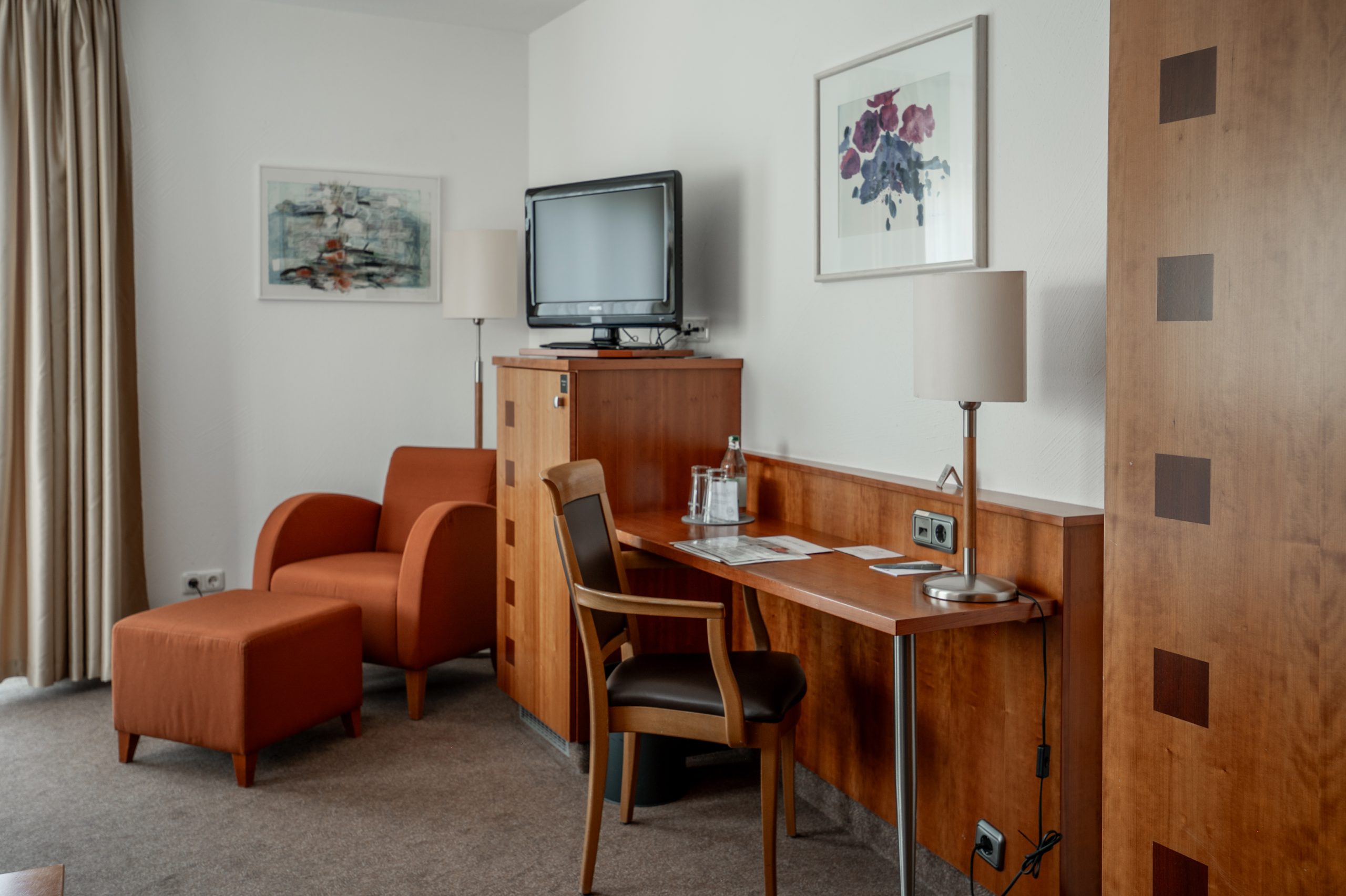 Doppelzimmer Classic Raumaufteilung Seehotel Niedernberg