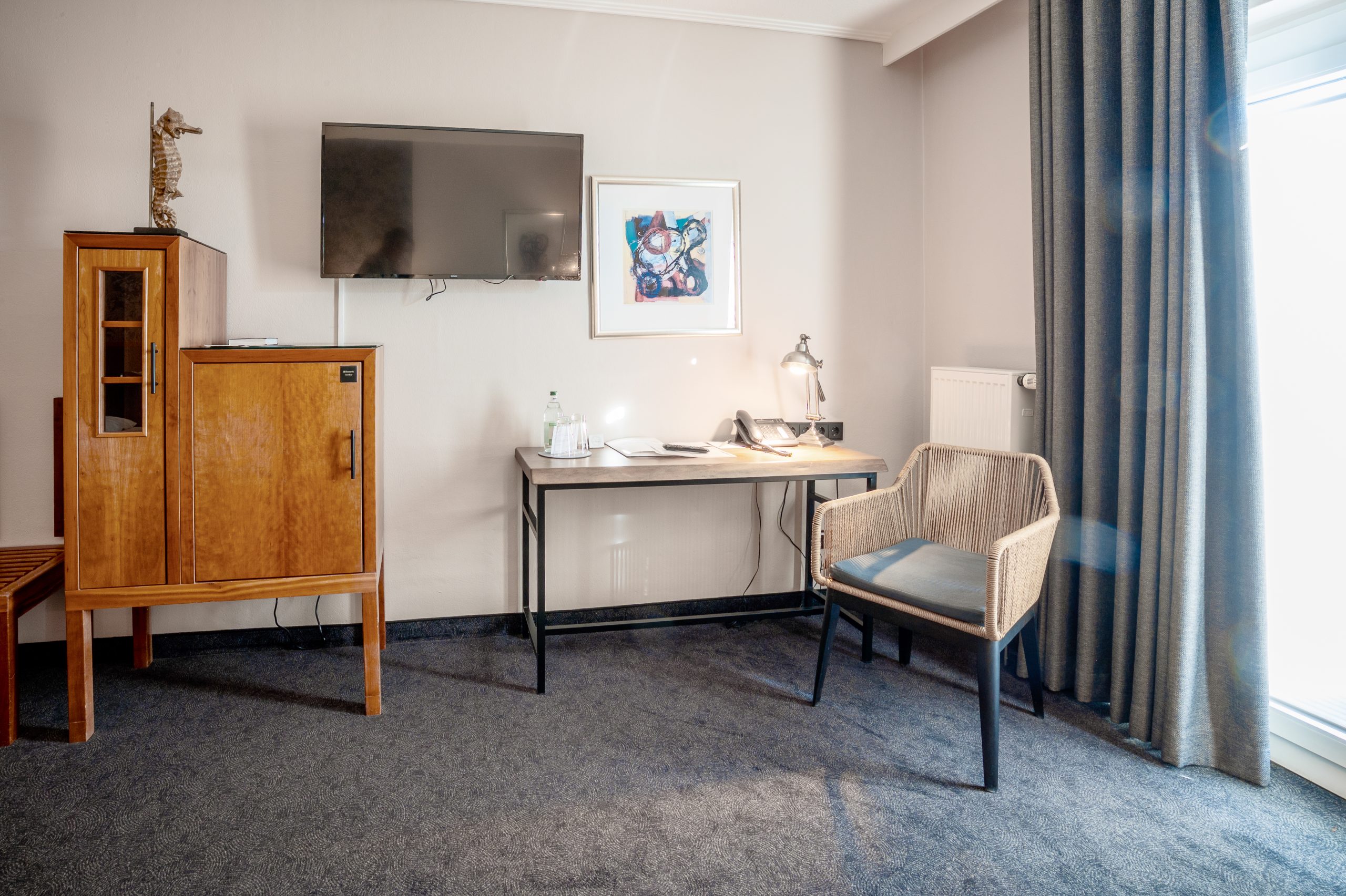 Doppelzimmer Premium Raumaufteilung Seehotel Niedernberg