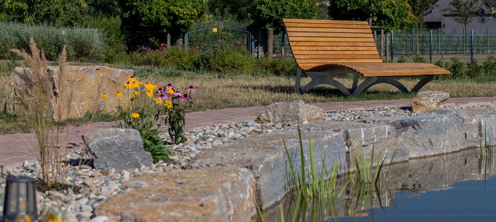 Dorfgarten im Seehotel Niedernberg