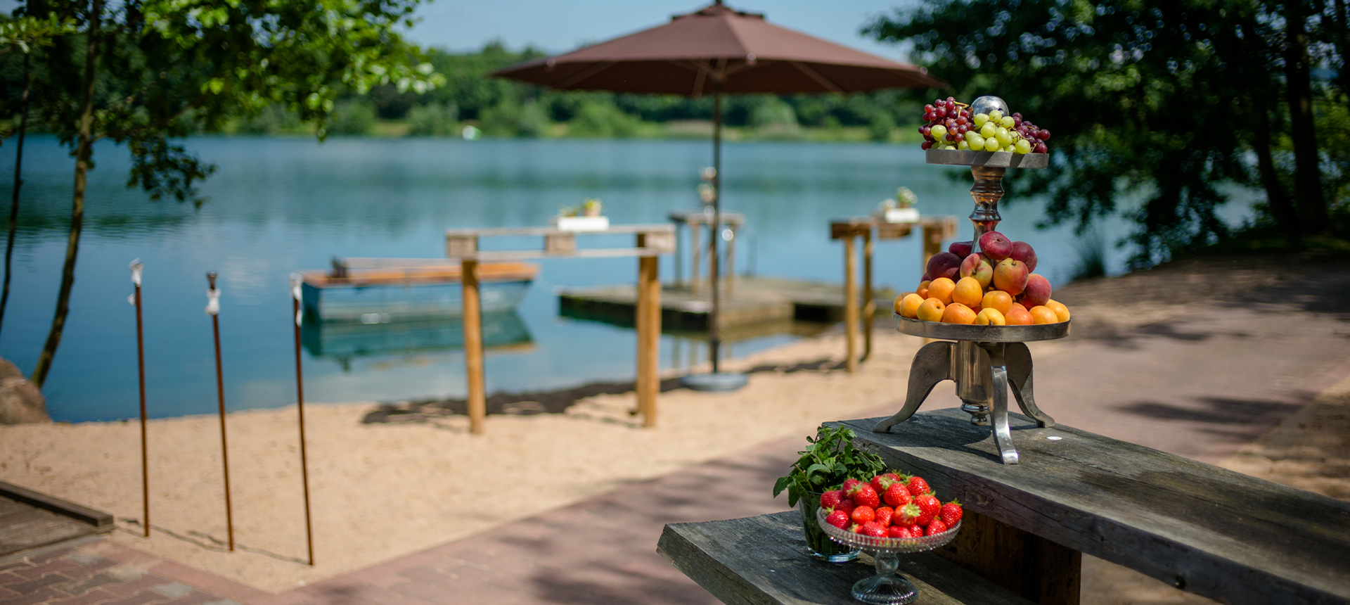 Insel mit Beach-Club