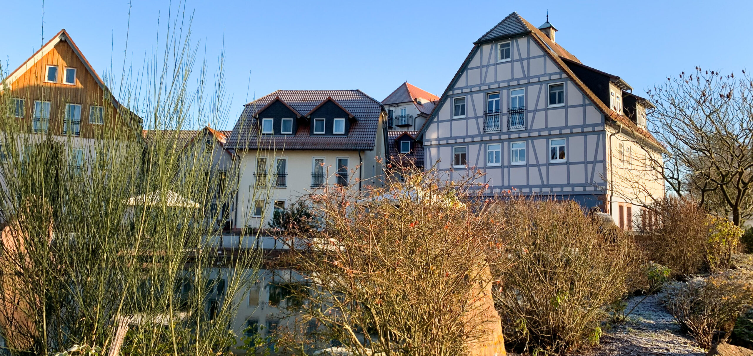 Winterliches Dorf